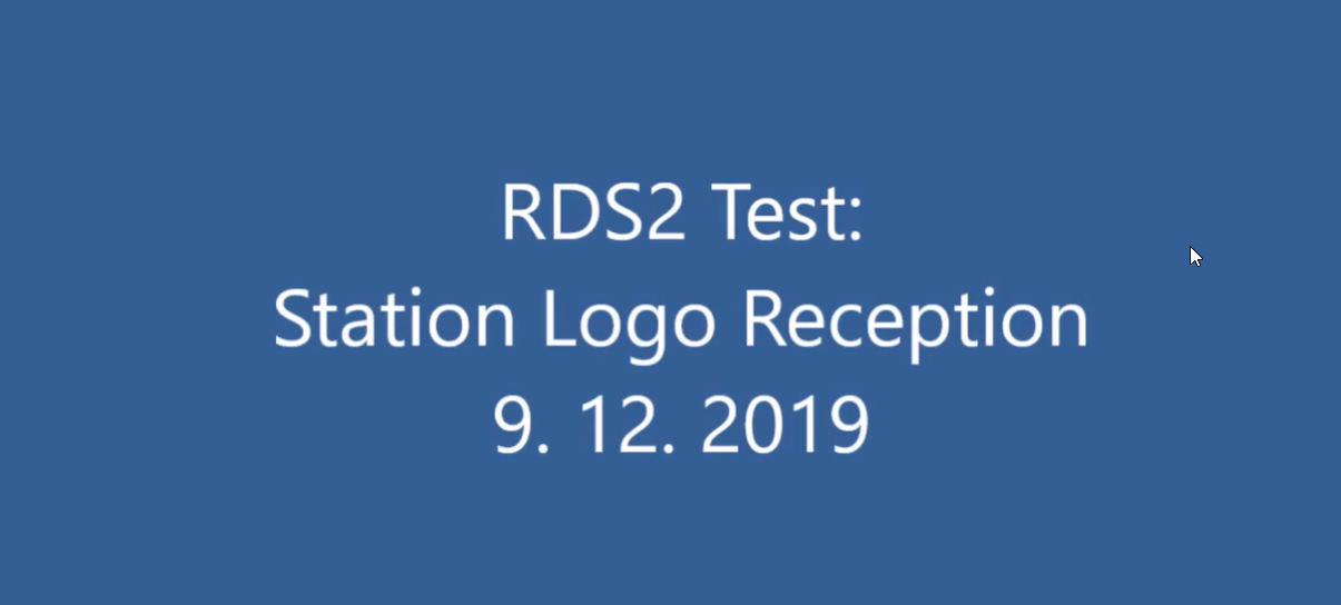 Pira RDS2 station logo test preview